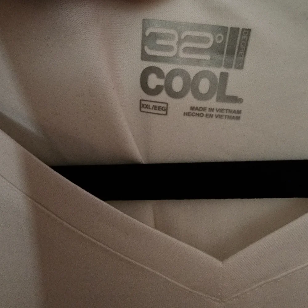 Men's White V-Neck Tee by 32 Degrees